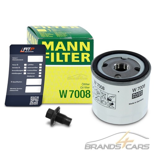 Filtro olio mann vite - filtro, +