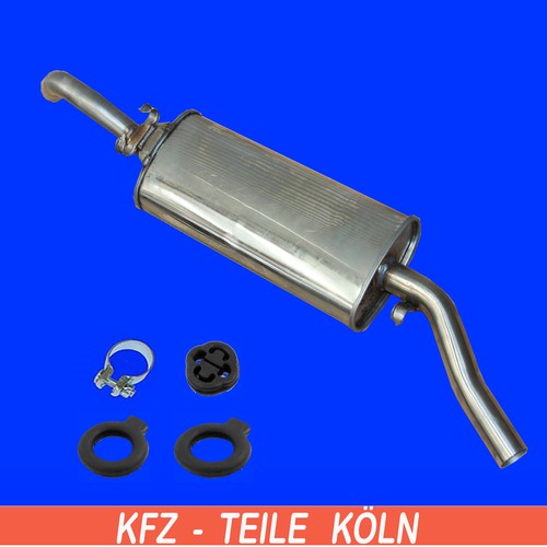 Silenziatore acciaio inox - in,