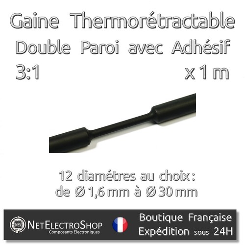 Gaine thermorétractable 1 - gaine, 3:1